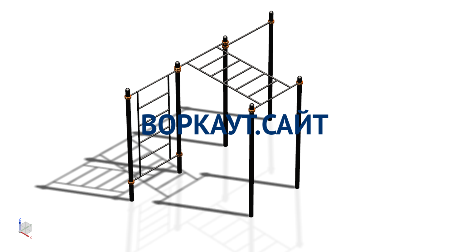 Купить спортивный комплекс воркаут вс-116 в Уфе